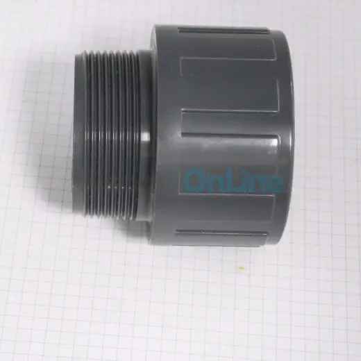 Raccord embout fileté Ø63 x 2" mâle à visser / femelle à coller - CEPEX 02107 (35323)