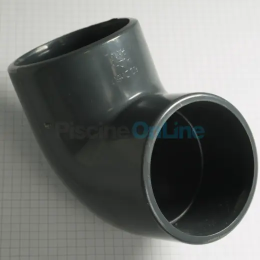 Coude 90° Ø63mm femelle PVC pression PN16 (39311E)