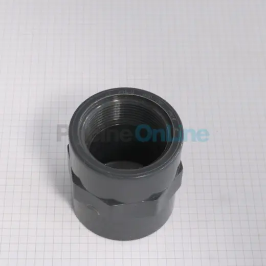 Manchon mixte F à coller Ø50 x F à visser DN40 - PVC-U PN10 (33821AQ)