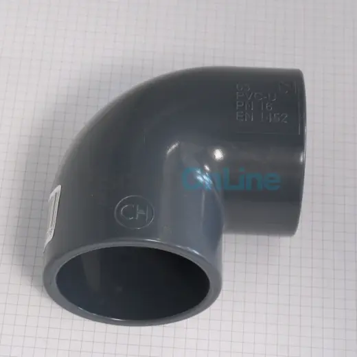 Coude 90° Ø63 pvc pression PN16 (6390COU)