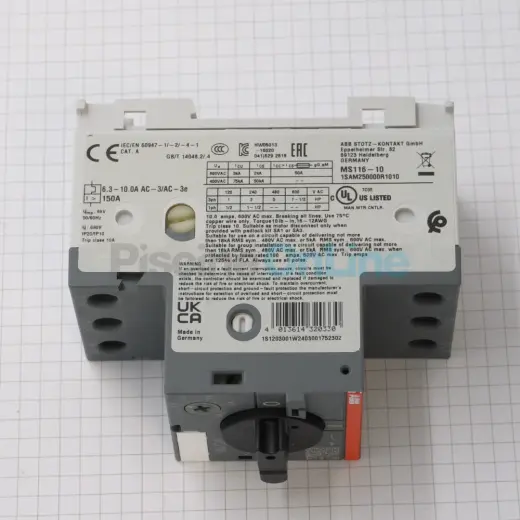 Disjoncteur ABB 6.3-10A monophasé / triphasé pour coffrets électriques (FPIEDISM04)