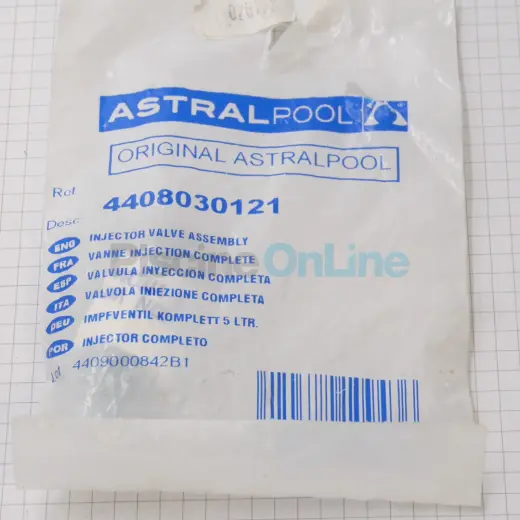 Vanne d'injection complète (VITON) pour pompe doseuse Exactus (4408030121)