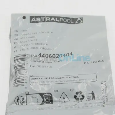 Axes étrier pour aspirateur/balais manuels (4406020404)