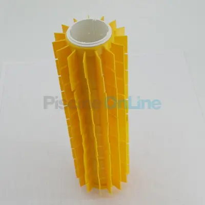 Brosse PVC jaune pour robot Pulit E50, 2001, Nauty, AcapoolCo (6130133)