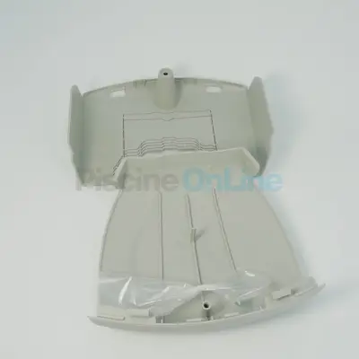 Cache Margelle Gris en 2 Parties pour piscine hors sol GRE (TPL150120GP)