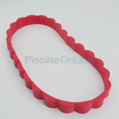 Chenille rouge pour robot ZODIAC Patriote (W0163A)