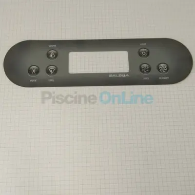 Façade adhésive BALBOA pour DIGITAL PANEL VL700 1 PUMP + BLOWER - Spas BALTIC 40, THALASSA (RPOR0201)