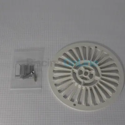 Grille bonde de fond ASTRAL 2'' + vis métriques 25 mm - BLANC - Piscine Liner/Préfabriqué (4402021102)