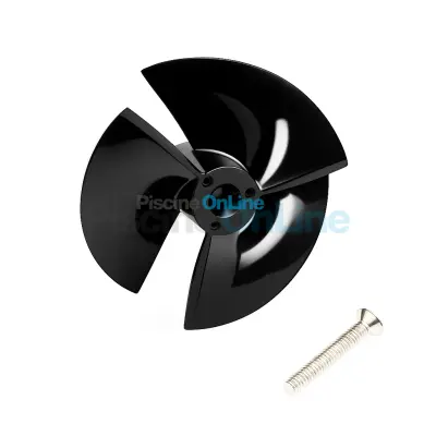 Helice noire + vis pour robots Dolphin (Maytronics) (9995266)