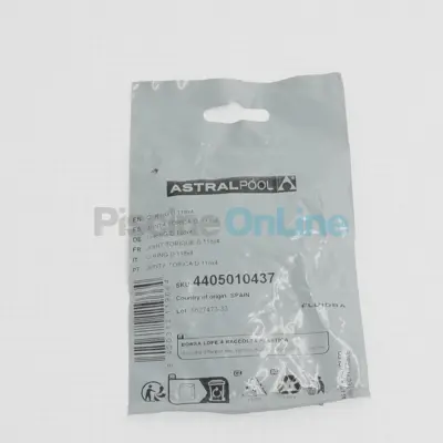 Joint de couvercle Ø118 x 4mm pour pompes NEW MINI PUMP, SENA, ALASKA, ASTRAL COMPACT, ASIATIC MIN, B.M.I, B.MN.G, CVS, AMERICA, LYON et Monobloc MILLENIUM (4405010437)