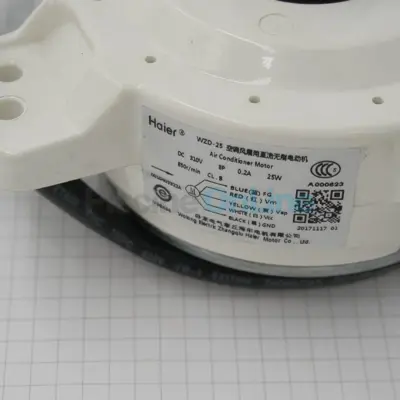 Moteur ventilateur WZD-25 avec bague d'assemblage pour PAC PX50 MD3, ELYO SMART NN, PRO ELYO INVERBOOST (1 hélice), PRO ELYO inverboost NN R32 (1 hélice), HPO, AQUASPHERE VSP 10, PRO ELYO inverboost NN (1 hélice) (ZX112000041)