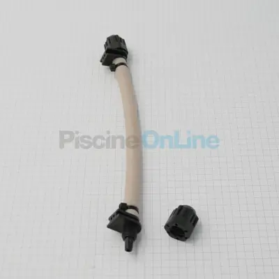 Tuyau santoprène avec raccord 4x6mm pour pompe doseuse SIMPOOL/ISIPOOL (ADSP8000109)