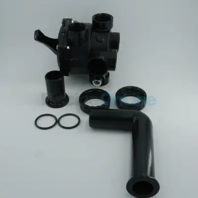 Vanne Side 1"1/2 6 voies blanche Filtre à sable Azur. Cristal-Flo (RE261069B)