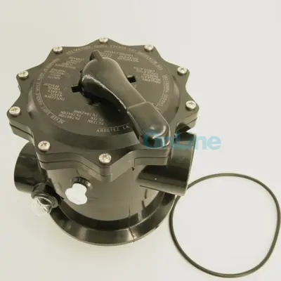 Vanne Top 2" 6 voies pour Filtre à sable Cristal-Flo T760 (PENTAIR/STA-RITE) - noir (R14965TM20)