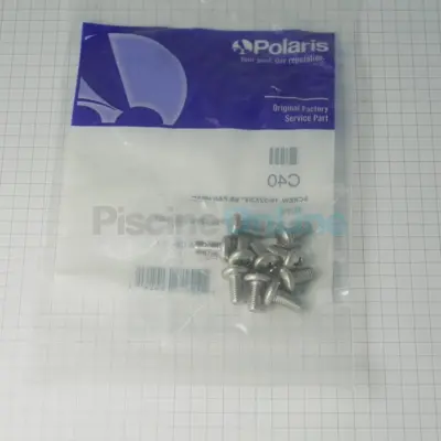 Vis 10.32X10Mm (x10) pour capot (bleu) de robots Polaris (W7230220)