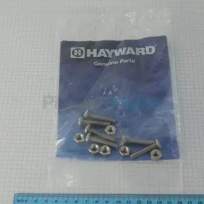 Vis/Ecrous (x6) pour Couvercle de vanne Hayward SP710/715 (SPX0710Z1A)