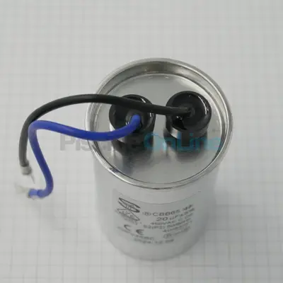 Condensateur 20 µF - pour moteur de pompe 0.75 à 1.5 CV - 75x44 mm (B-COND-20)