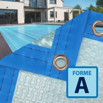 Bâche à bulles Sol+Guard GeoBubble sur mesure - Forme A