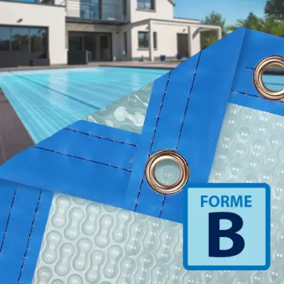 Bâche à bulles Sol+Guard GeoBubble sur mesure - Forme B