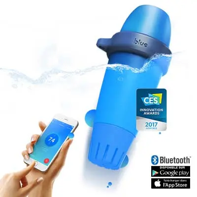 Analyseur piscine intelligent testeur d'eau connecté Blue Connect