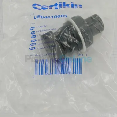 Bouchon de Vidange pour Filtre à sable Jupiter/Titan (Crépine + Bouchon + Joint) (CE04010005)