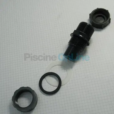 Bouchon de Vidange pour Filtre à sable Jupiter/Titan (Crépine + Bouchon + Joint) (CE04010005)