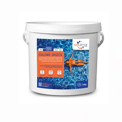 Chlore Shock galets, seau 4kg PoolStyle PSL-500-0004