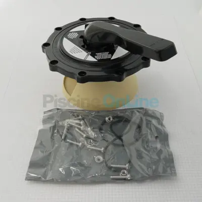 Partie supérieure de VANNE NM 2'' Couvercle + Boisseau - 5 Positions - visserie et joints - noir (4404120410)