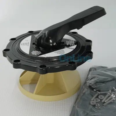 Partie supérieure de VANNE NM 2'' Couvercle + Boisseau - 5 Positions - visserie et joints - noir (4404120410)