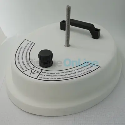 Couvercle ovale de filtre industriel Fiberpool bobiné 2.5 bars 1998-2006 - diamètre 417x333mm (500360006200)