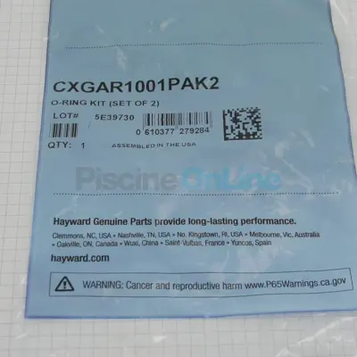 Joints toriques (x2) pour purge filtre Swimclear Mono (CXGAR1001PAK2)