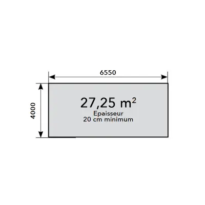 Dalle piscine bois UBBINK Sunwater 300 x 555 x 140 cm