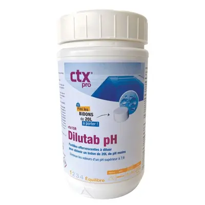 Dilutab pH de pastilles 800 gr