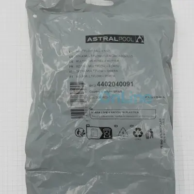 Enjoliveur refoulement Multiflow + rotule + siège - couleur GRIS CLAIR (4402040091)