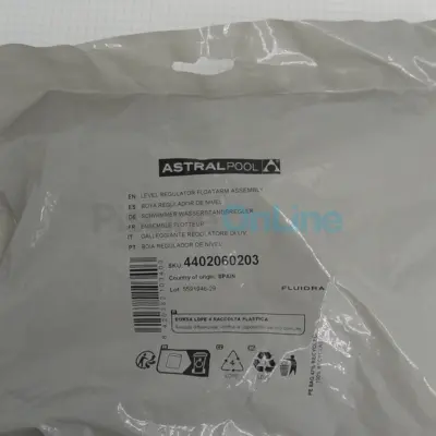 Ensemble flotteur pour régulateur de niveau (4402060203)