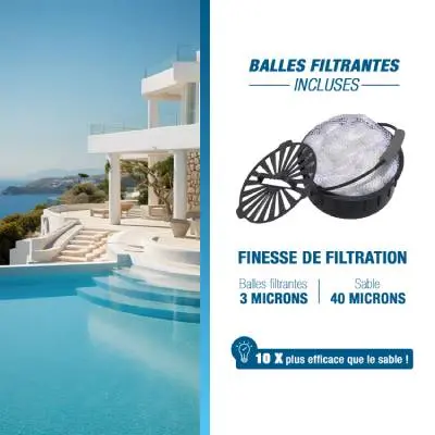 Groupe de filtration Filter Max balles filtrantes