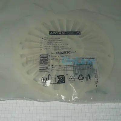 Grille de bonde de fond ABS 200 + vis parker 15 mm - 01467-0001 (4402030201)