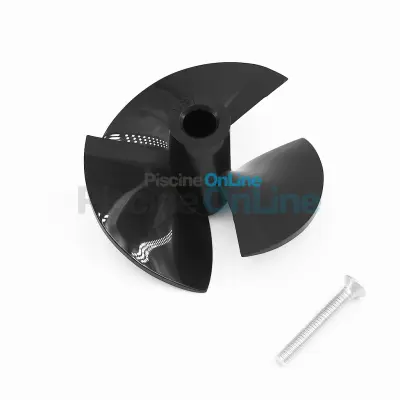 Helice noire + vis pour robots Dolphin (Maytronics) (9995266)