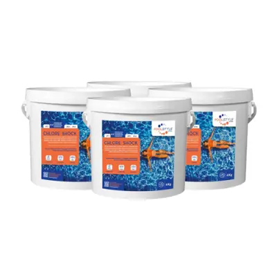 Hypochlorite, lot de 4 seaux de 5 kg