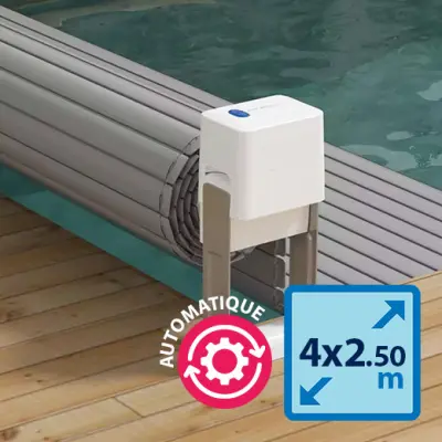 Volet hors sol automatique 4x2,50m APF Pool Swift