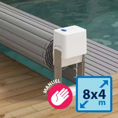 Volet hors sol manuel 8m x 4m APF Pool Swift