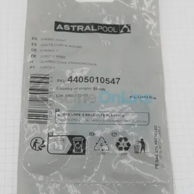 Joint ramasse goutte 1,50 CV pompe Discovery, New Europa, remplace joint de plateau d'étanchéité pompes Europa/Niagara/Discovery 1,5 à 3 CV - Cala 2 à 3 CV (ex. MT001005) (4405010547)