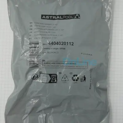 Joints concaves 1''1/2 Filtre à sable Bilbao (x2) - diamètre ext 67 mm x diamètre int 48 mm (ASTRAL) (4404020112)