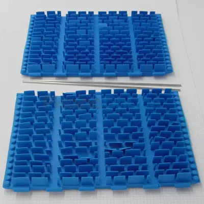 Kit de brosses PVC Ultra Premium bleues (2 brosses + 2 tiges de blocage) (SK3016BL)