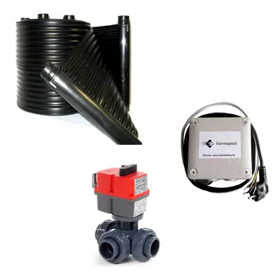 Chauffage solaire complet Astral pour piscine 8m x 4m