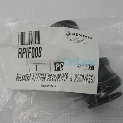 Kit traversée de paroi + joints pour Filtre à sable Poseidon PS40(CP) et PS60(CP) (RPIF008)