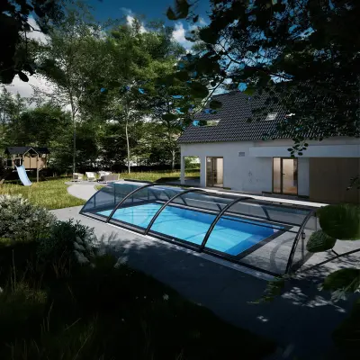 Abri Klasik Sky Clear B Anthracite