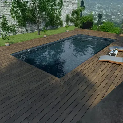 Liner 3D sensation Pierre d'Etna