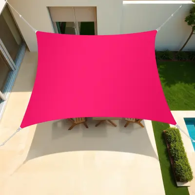 Voile d'ombrage Easy Sail carrée Framboise