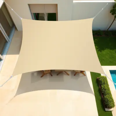 Voile d'ombrage Easy Sail carrée Sable